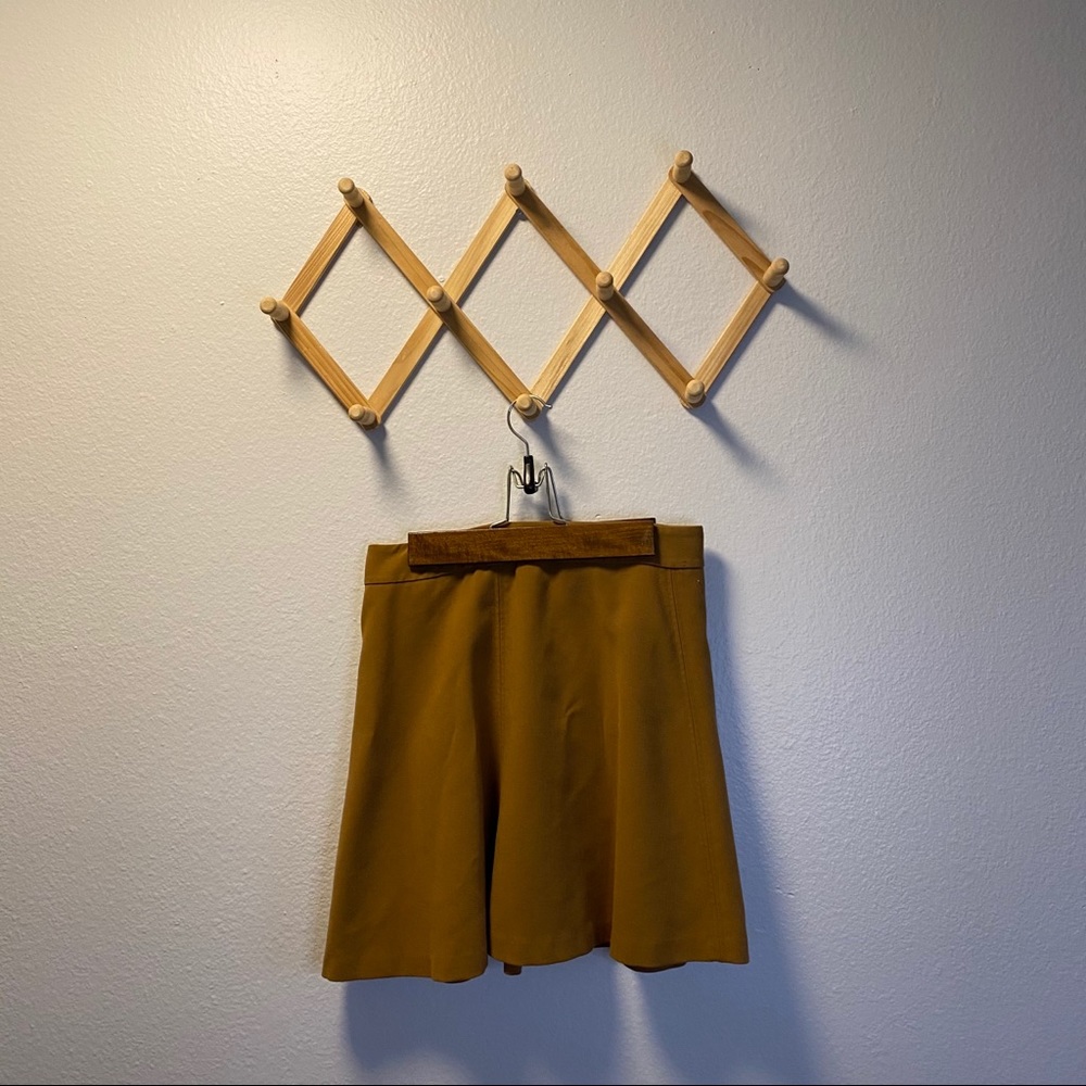 LOFT camel skirt